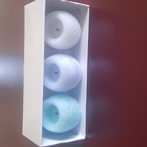 Flameless LED candles with REAL wax (Set of 3l